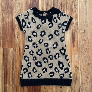 Gymboree Leopard Sweater Dress 18-24 Months